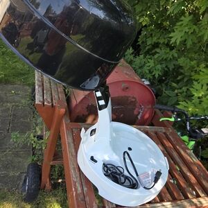 Black and White Hair Dryer Hood